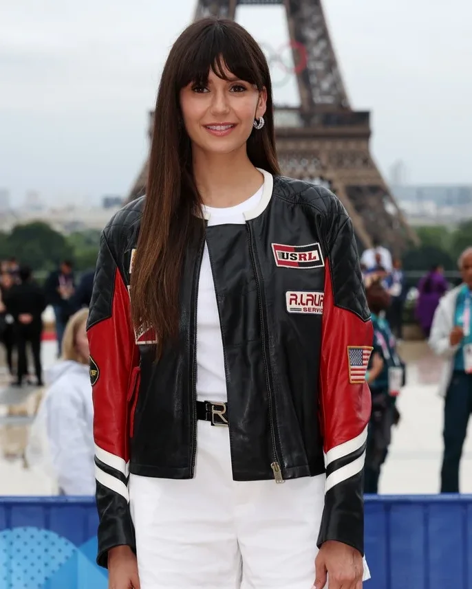 Nina Dobrev Olympic 2024 Jacket by William