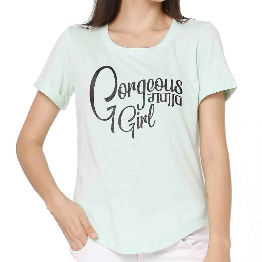 Nutcase Gujarati Tshirts For Women - Gorgeous girl