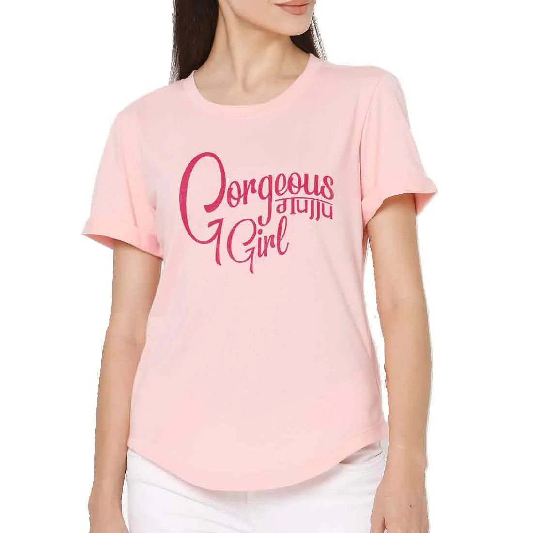 Nutcase Gujarati Tshirts For Women - Gorgeous girl