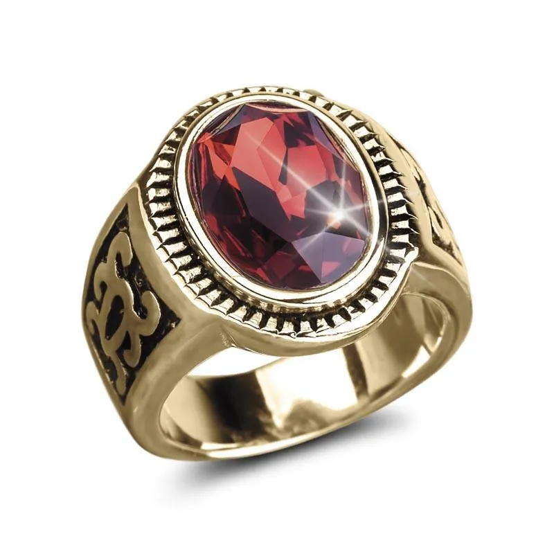 Odessa Men's Ring - Red