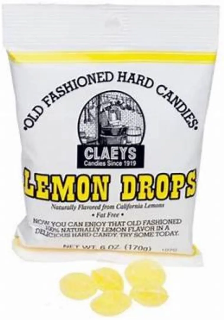 Old Fashioned Lemon Hard Candy - Claey's Nostalgic Sanded