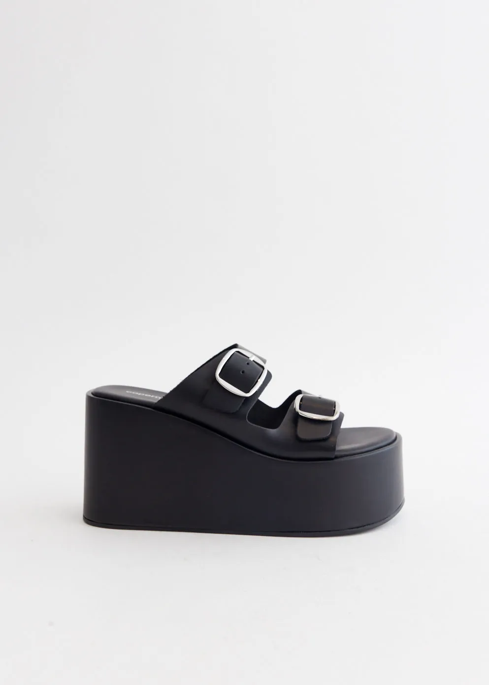 Open Toe Buckle Wedges by Coperni