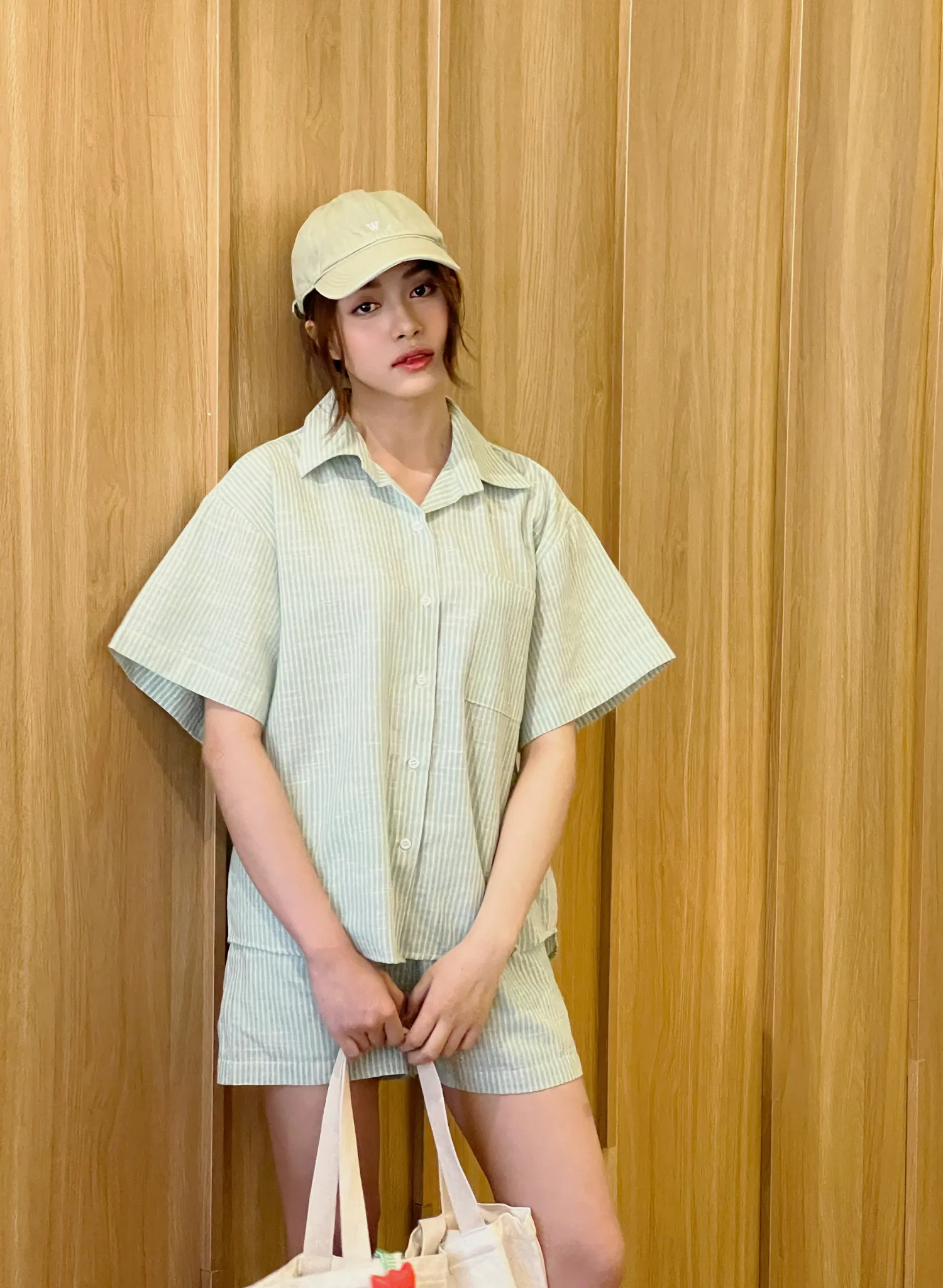 Palm Shirt and Shorts Set