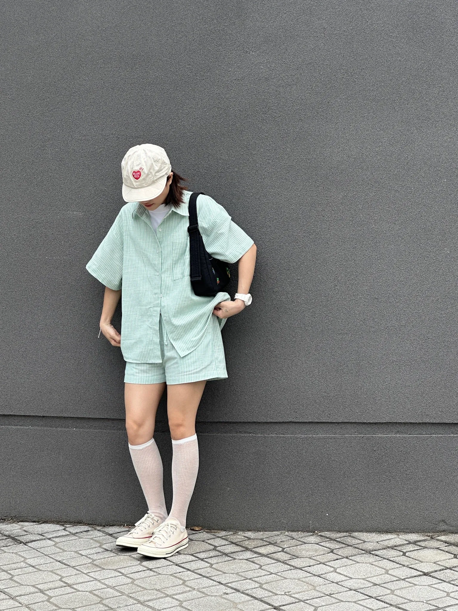 Palm Shirt and Shorts Set