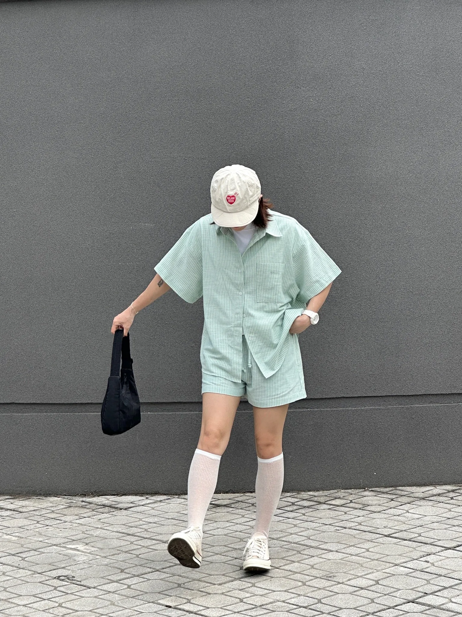 Palm Shirt and Shorts Set