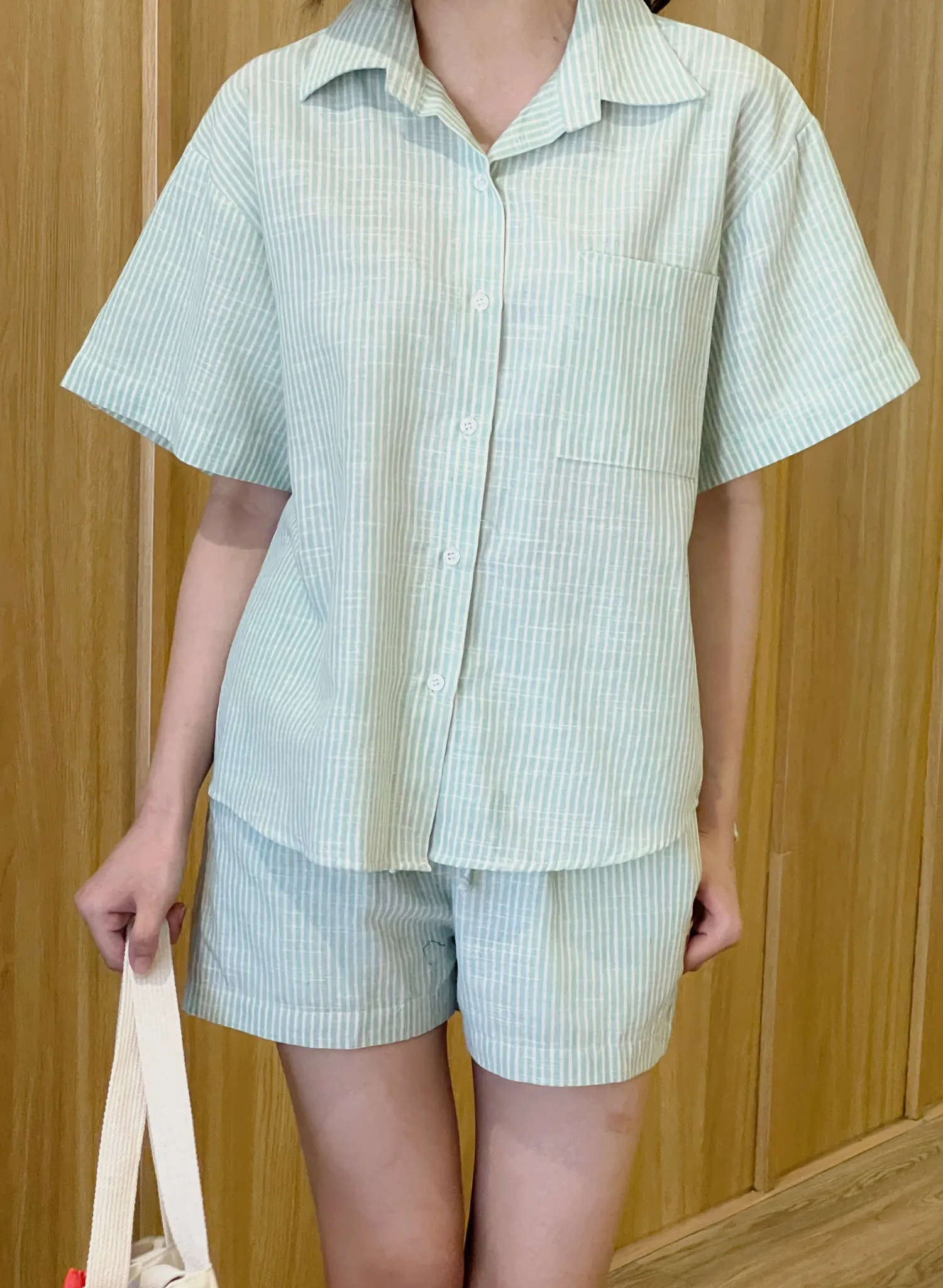 Palm Shirt and Shorts Set