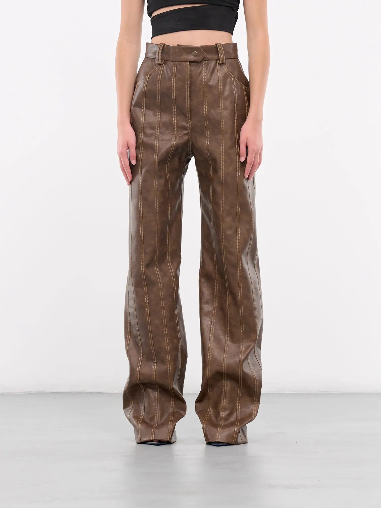 Panel Trousers (PAVLBR03-BROWN)