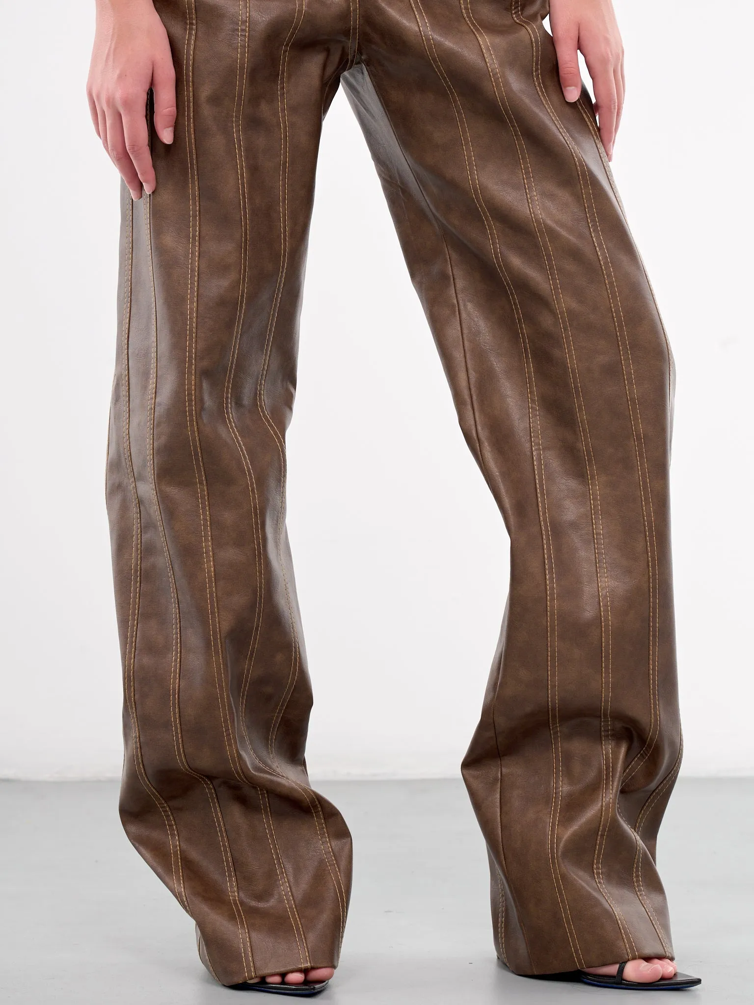 Panel Trousers (PAVLBR03-BROWN)