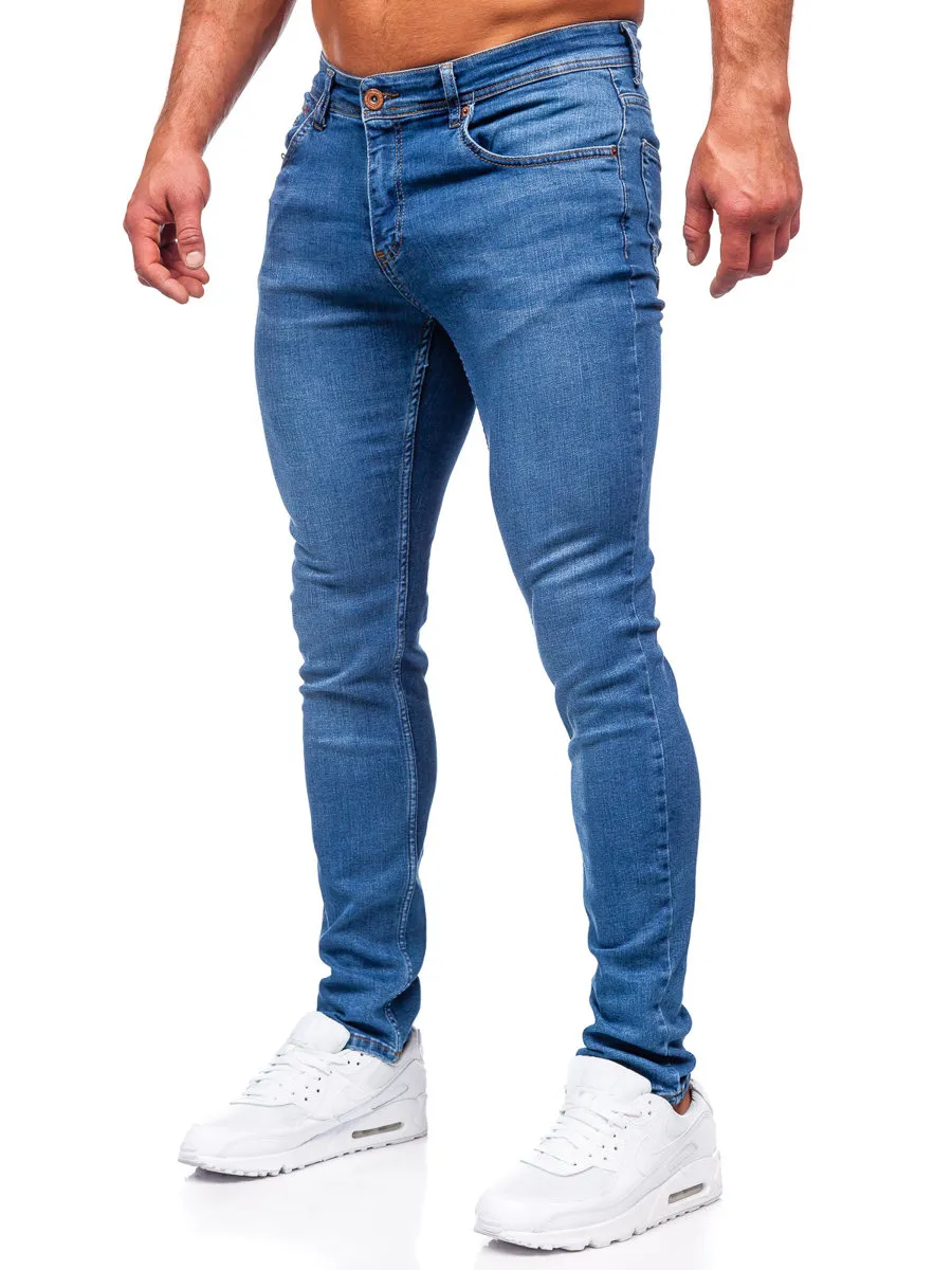 Blue Regular Fit Jeans for Men by Bolf 3434