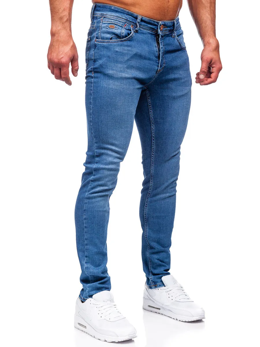 Blue Regular Fit Jeans for Men by Bolf 3434