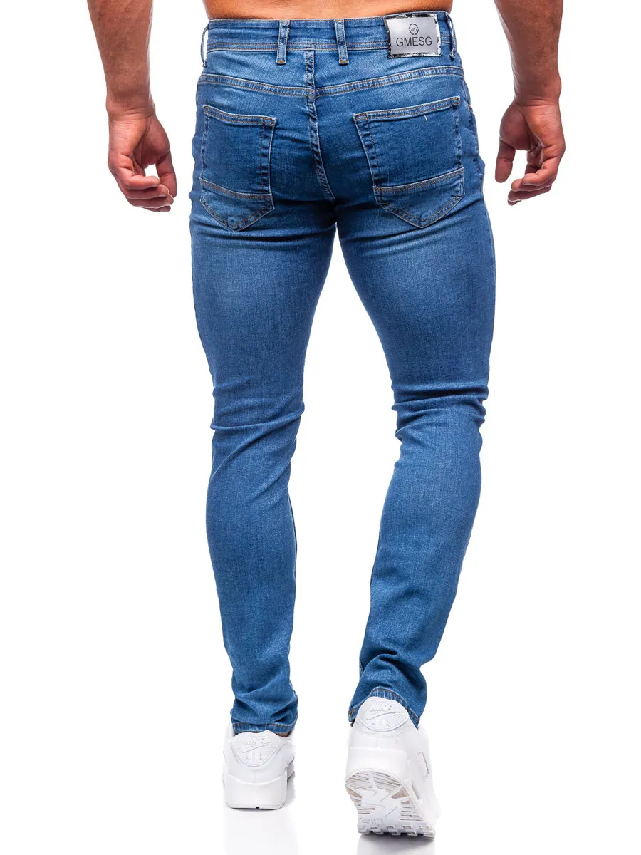 Blue Regular Fit Jeans for Men by Bolf 3434