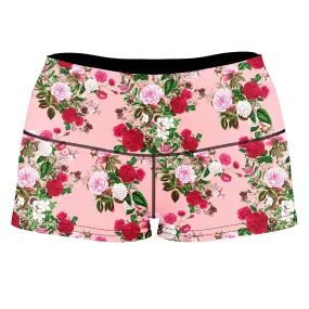 Pastel High-Waisted Women's Shorts