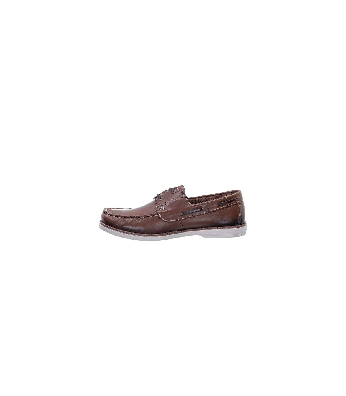 Pegada Mens Leathear Boat Shoes -Cognac 141902-01