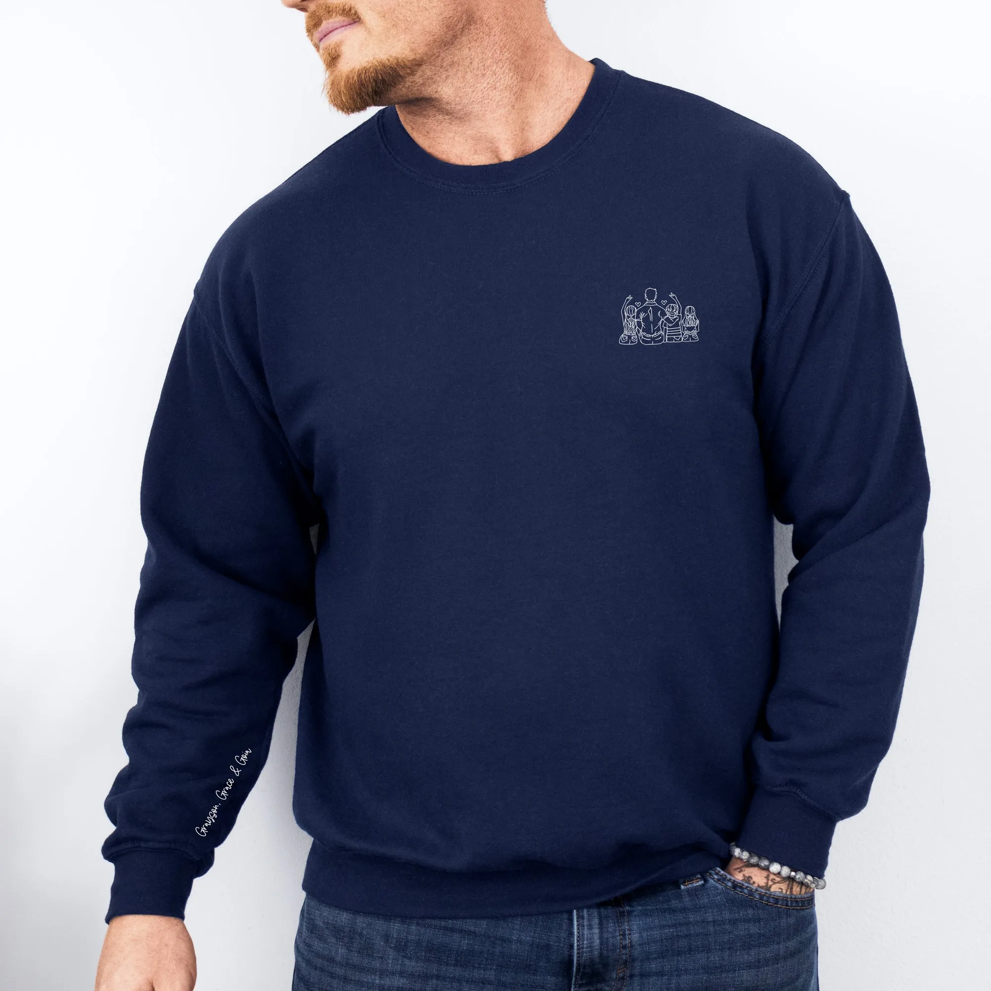 Personalized Father's Sweatshirt