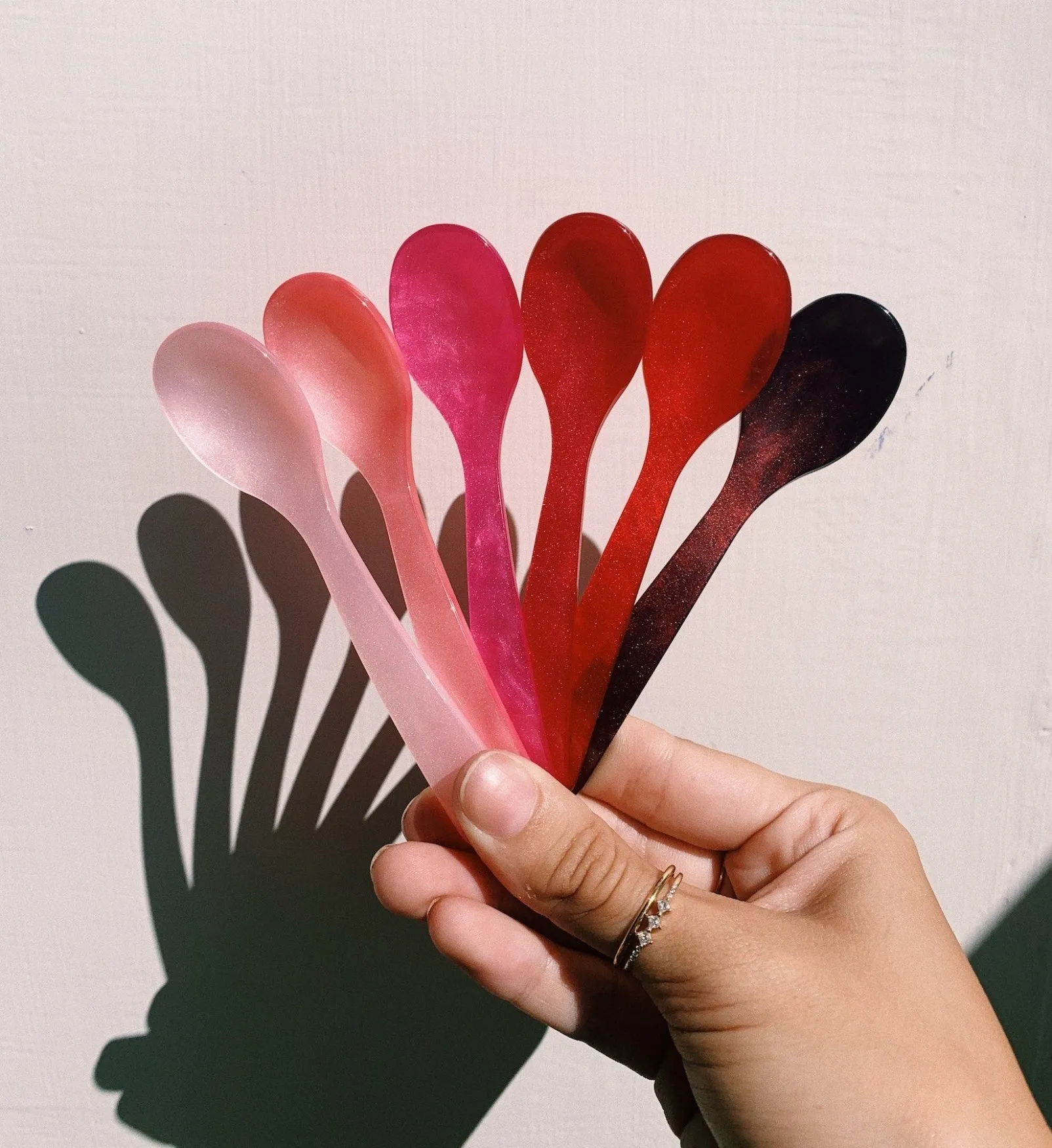 Pink Tea Spoon Collection