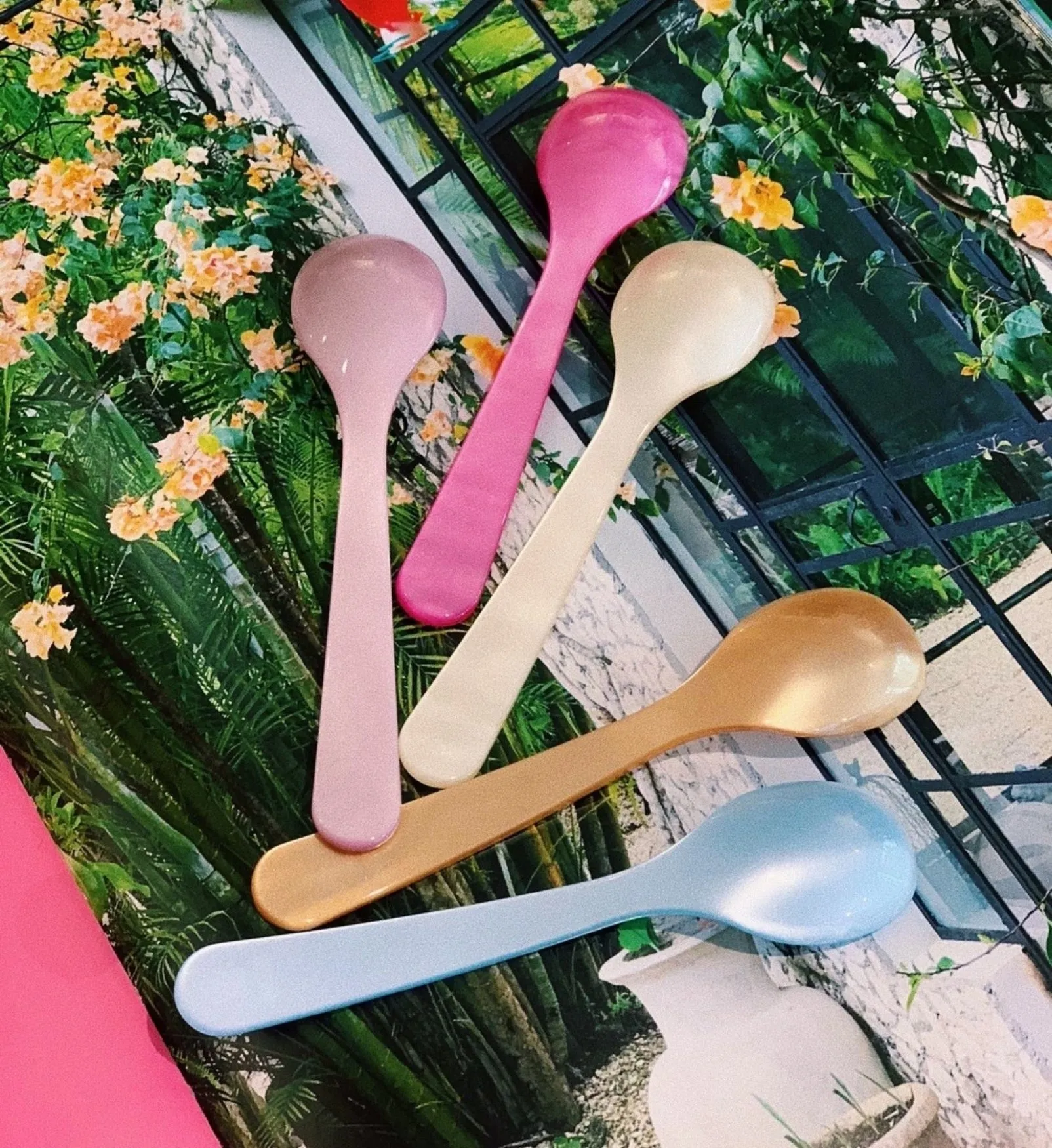 Pink Tea Spoon Collection