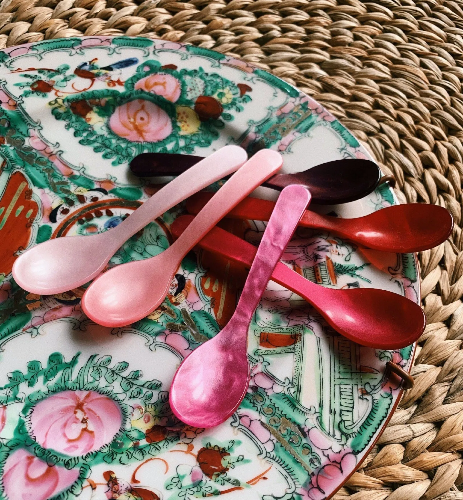 Pink Tea Spoon Collection