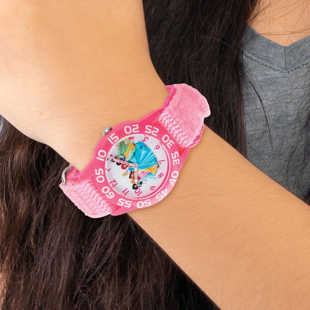 Pink Disney Princess Watch for Girls with Acrylic Strap