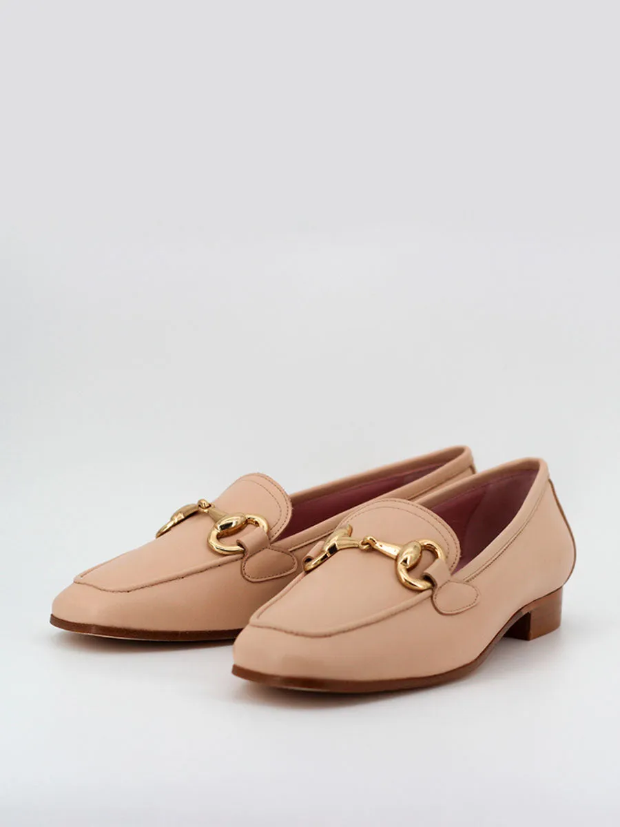 Pink leather women's Marittima loafers