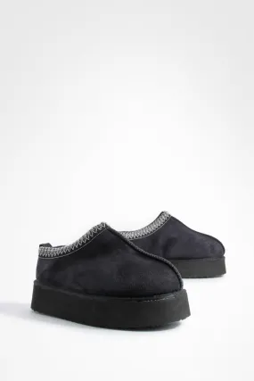 Platform Cozy Mules