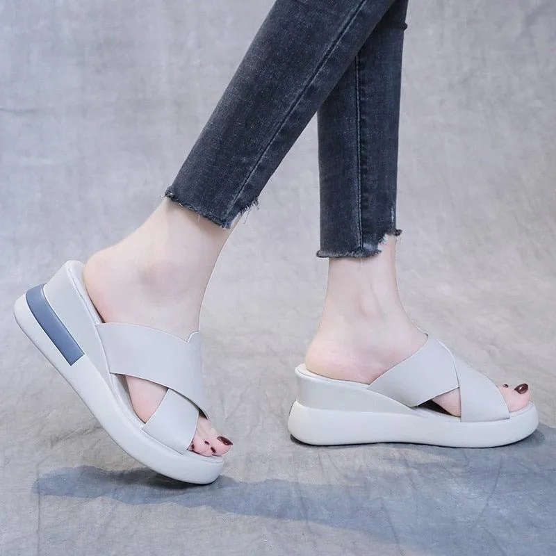 Platform Wedge Sandals Shoes