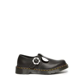 Polley Flower T-bar shoes - Black