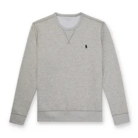 Polo Ralph Lauren Grey Heather Double Knit Sweatshirt.