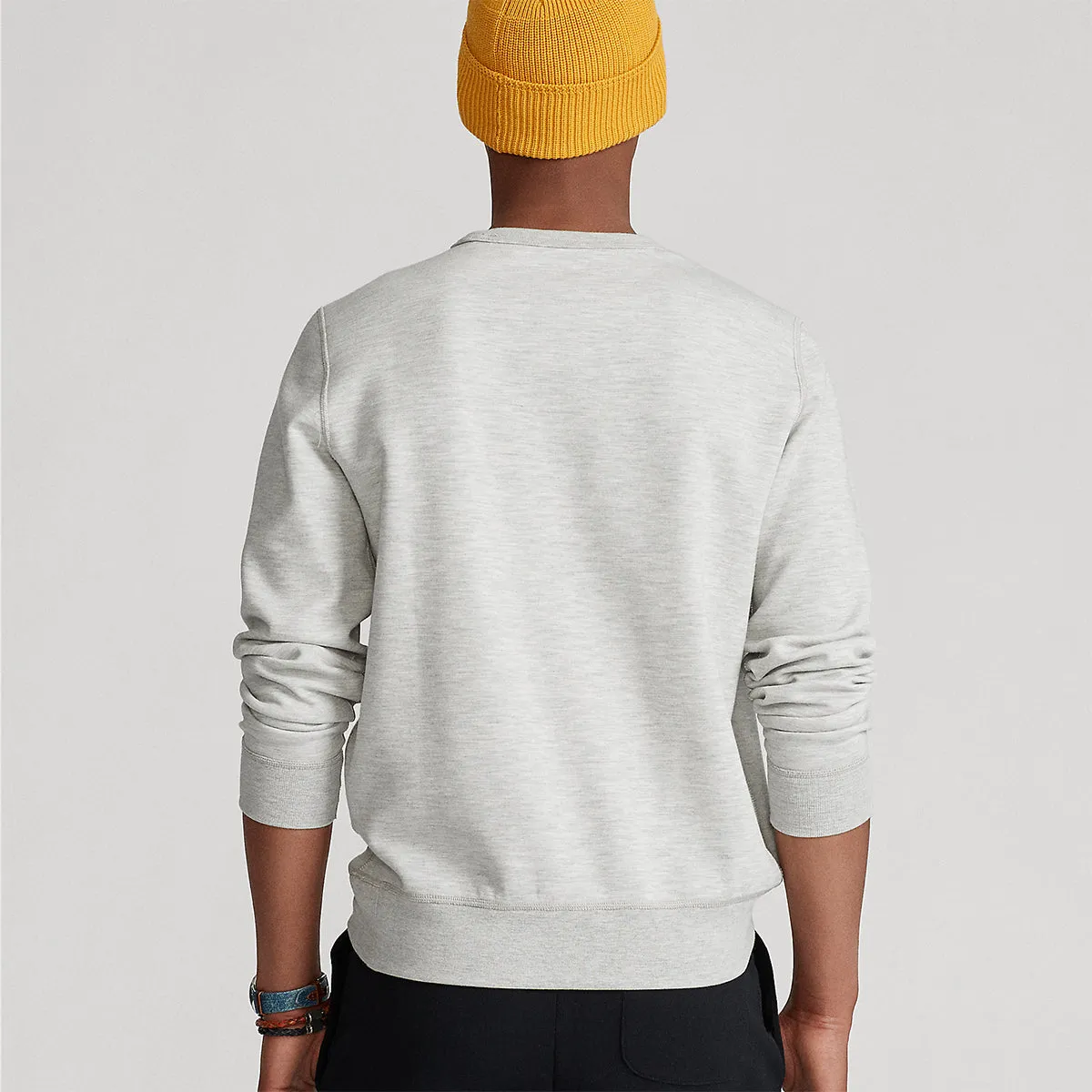 Polo Ralph Lauren Grey Heather Double Knit Sweatshirt.