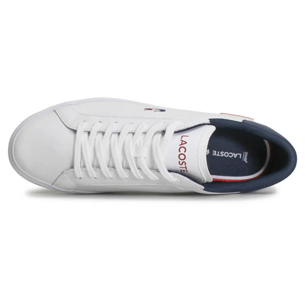 Powercourt Leather Synthetic Men's Low Top Trainers