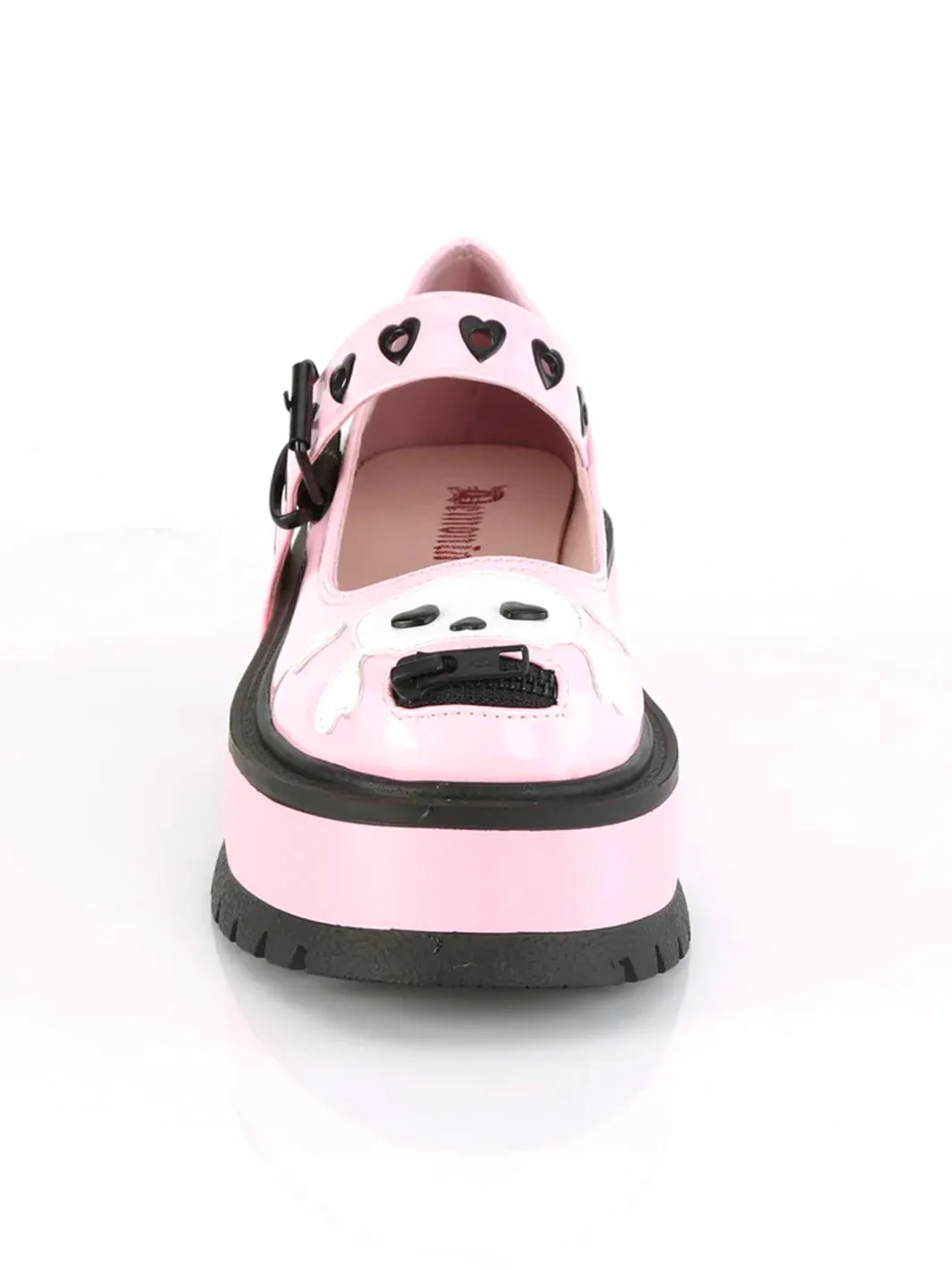 Pre-Order Demonia Slacker-27 Pink Hologram Shoes