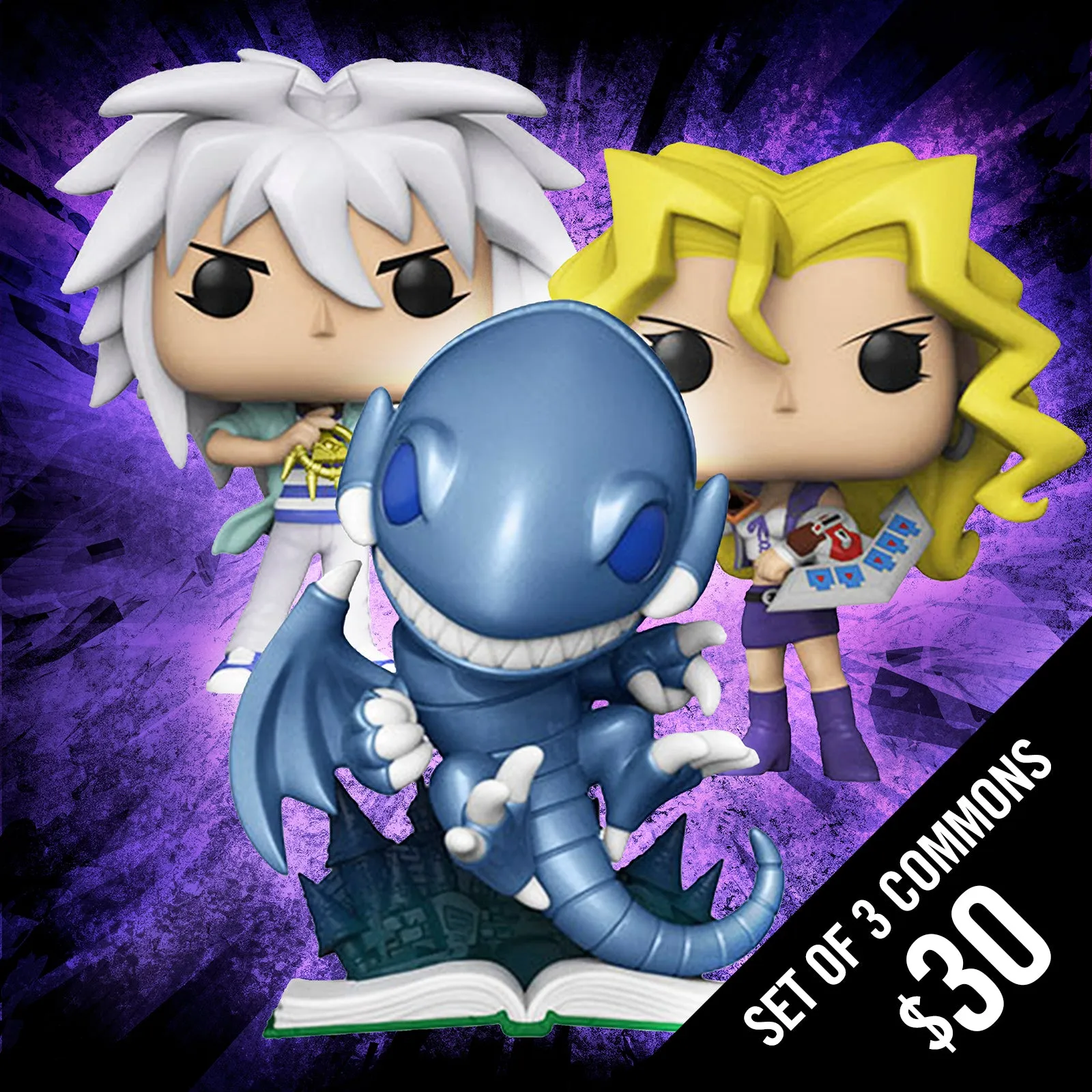 Pre-Order: Funko Pop! Anime - Yu-Gi-Oh (Common set of 3)