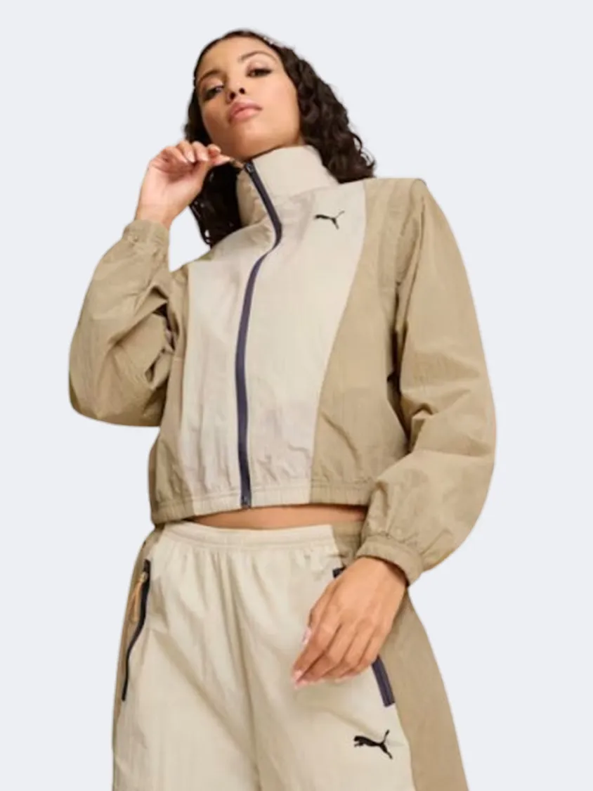 Puma Dare To Modular Women Lifestyle Jacket Beige