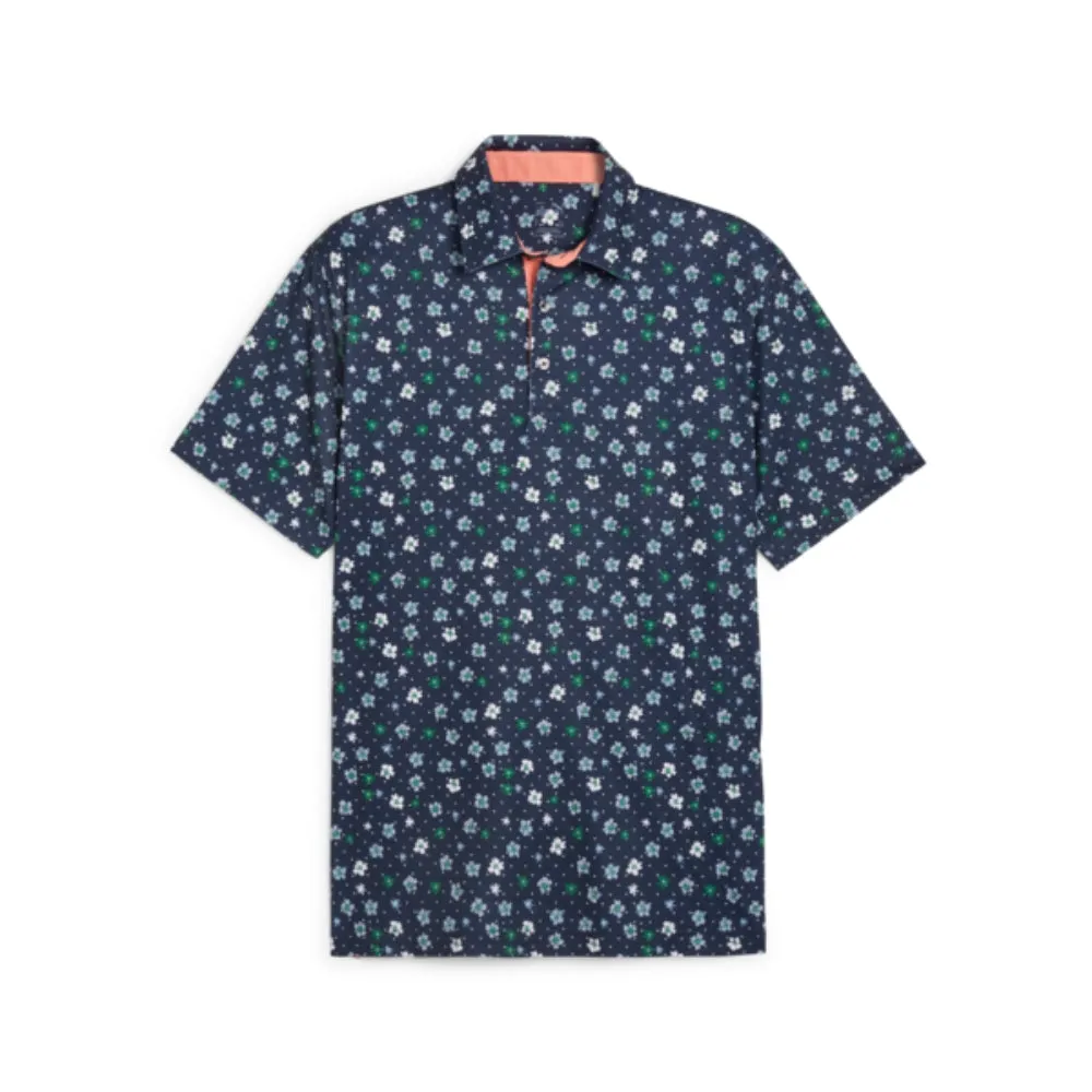 Comfortable Puma Men's Floral Golf Polo