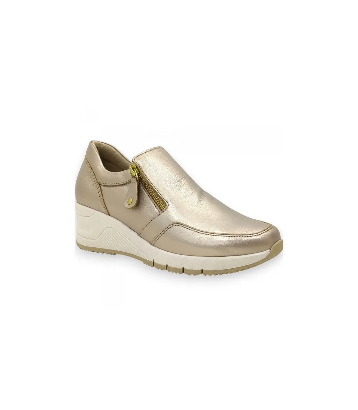 Ragazza Leather Sneakers - Gold Platinum 0327