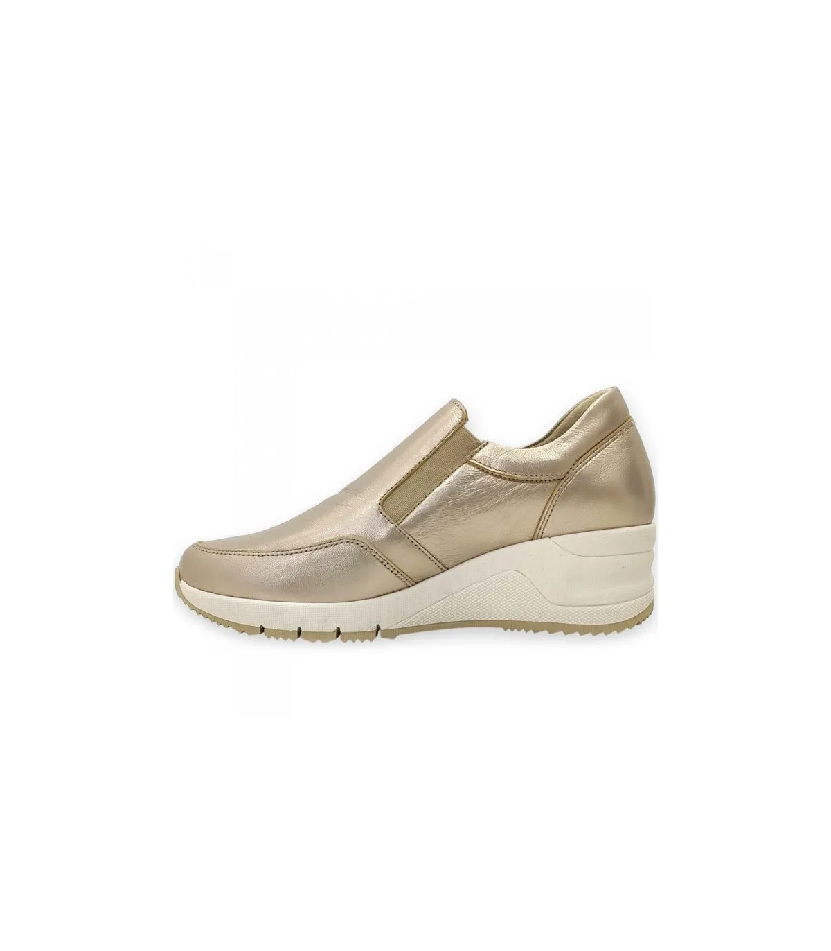 Ragazza Leather Sneakers - Gold Platinum 0327