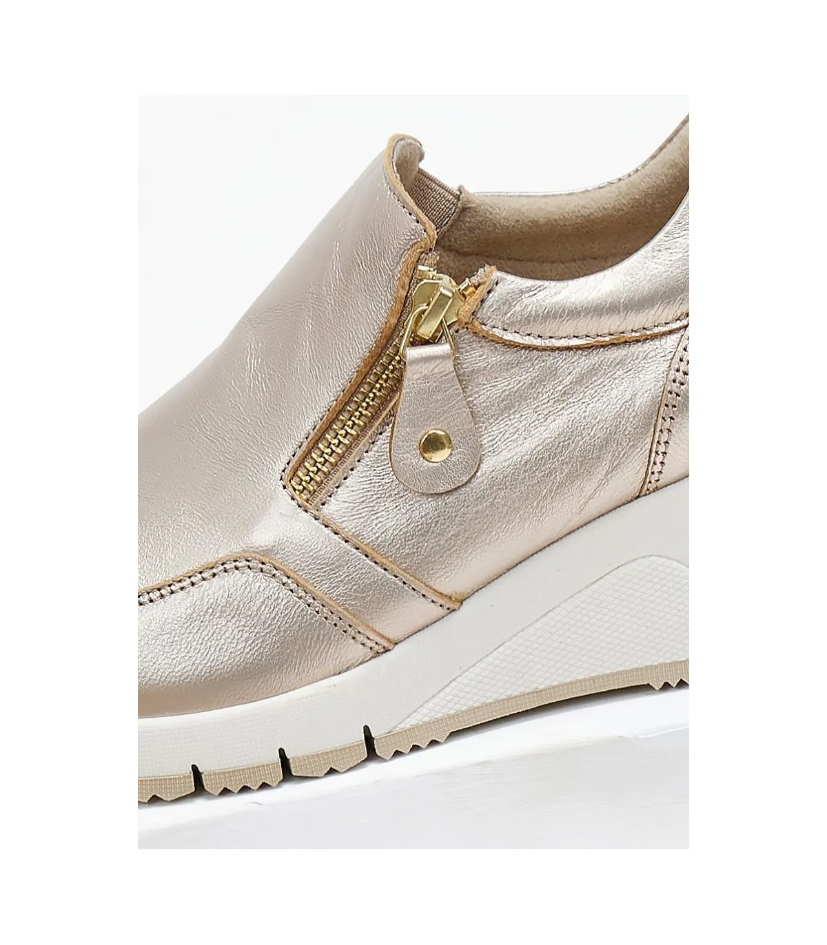 Ragazza Leather Sneakers - Gold Platinum 0327