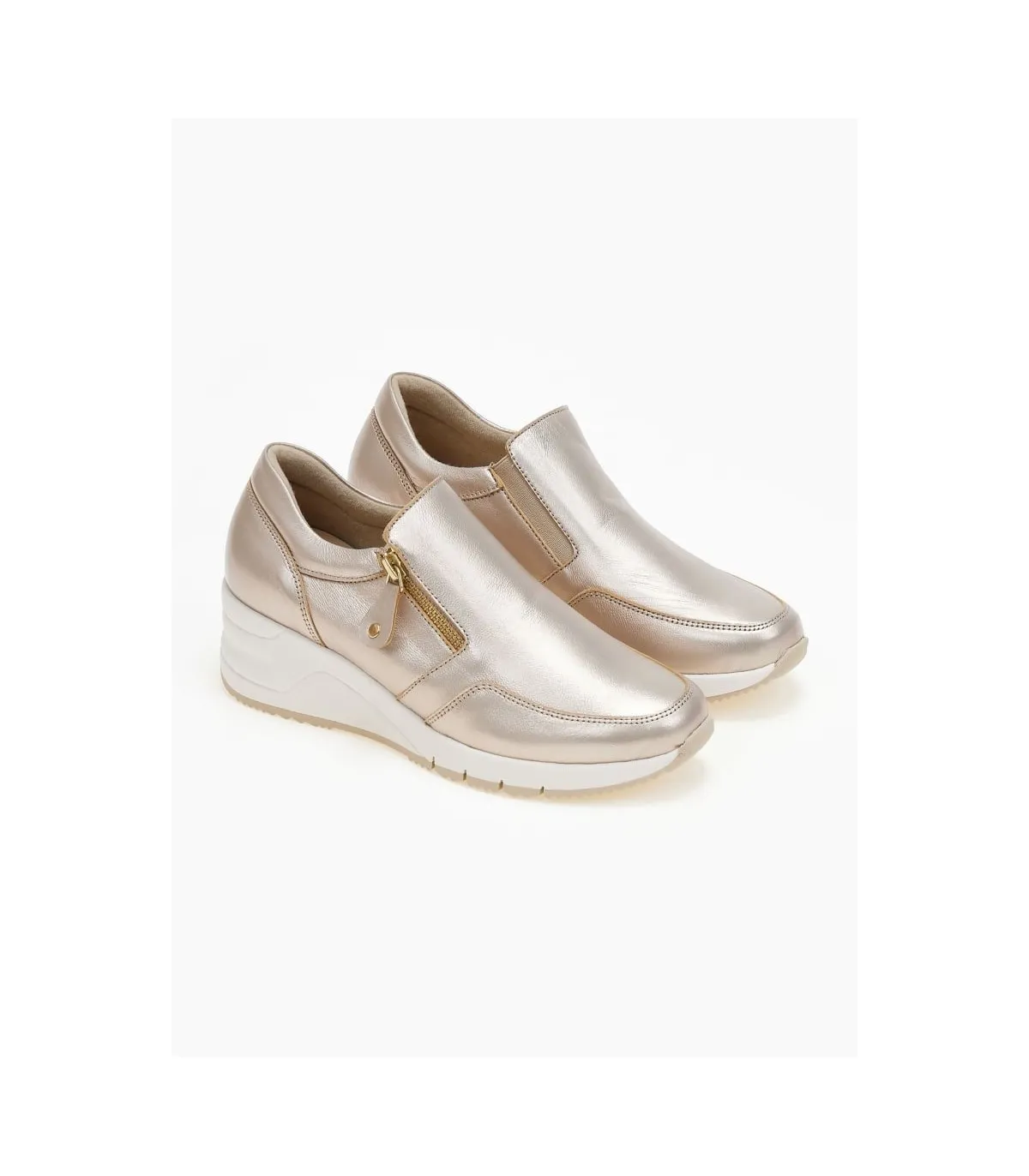 Ragazza Leather Sneakers - Gold Platinum 0327