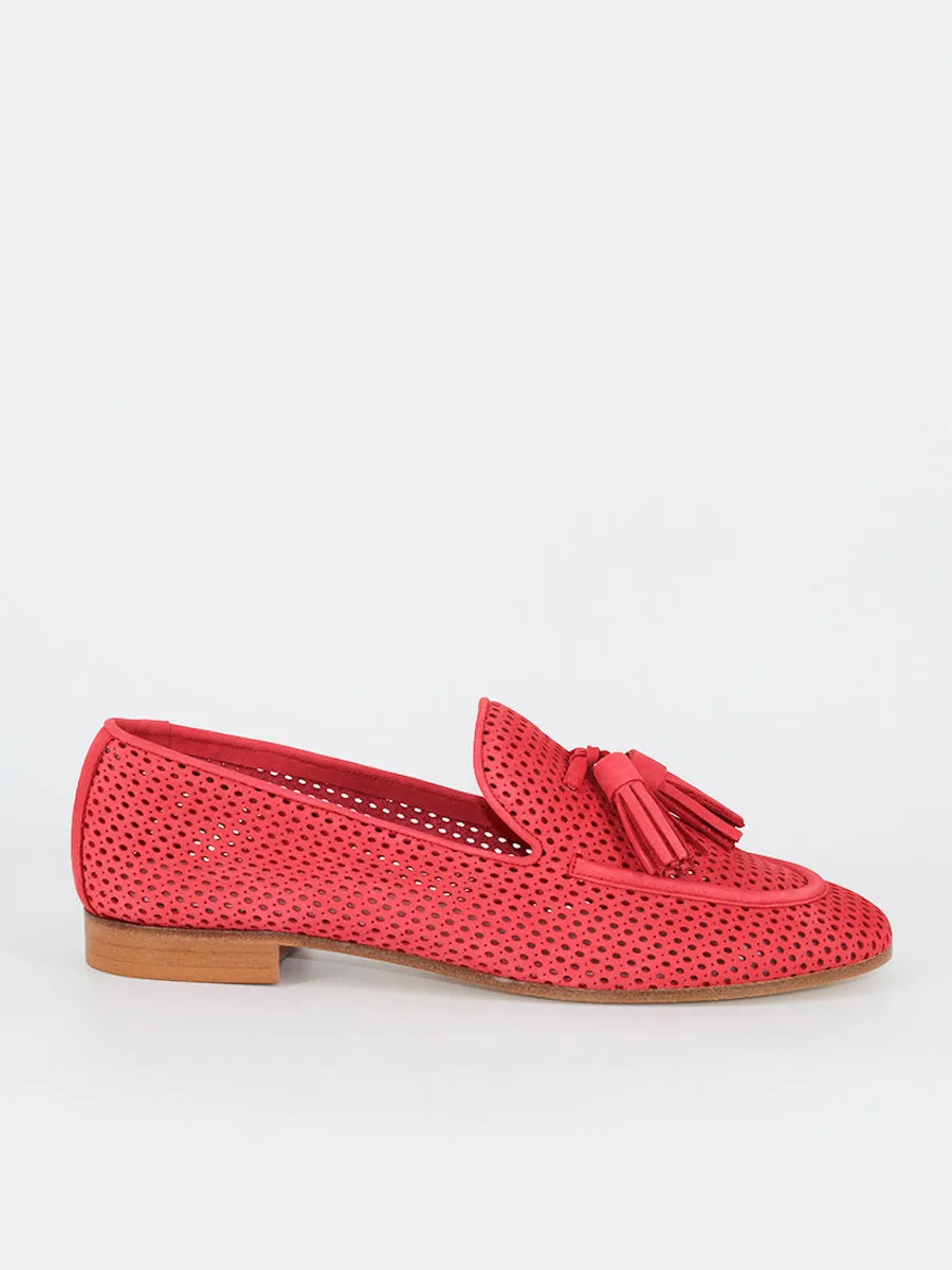 Red Portovenero suede loafers