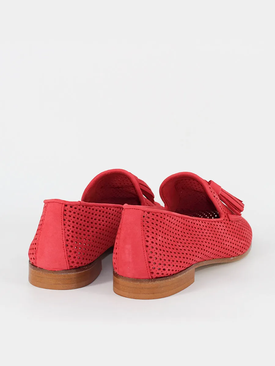 Red Portovenero suede loafers