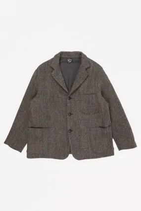 Relaxed Fit Harris Tweed Jacket - Green