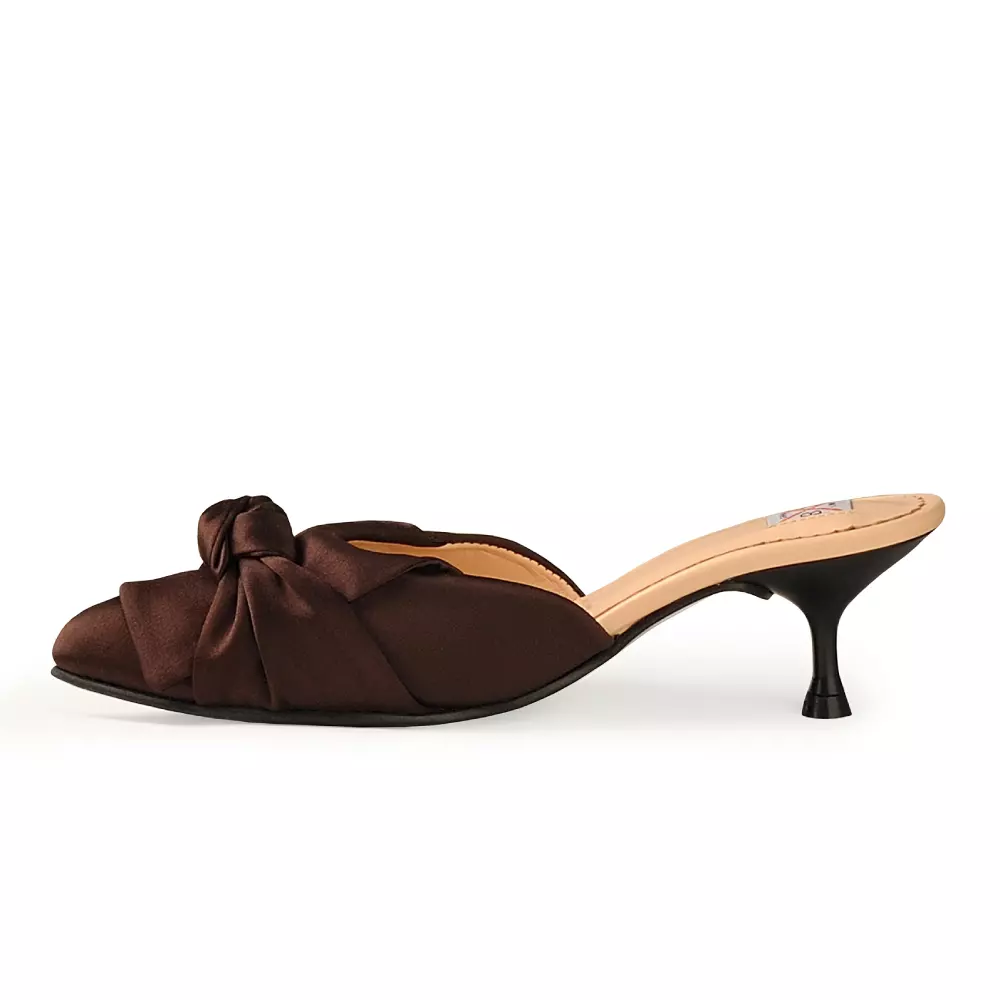 Ricky silk mules