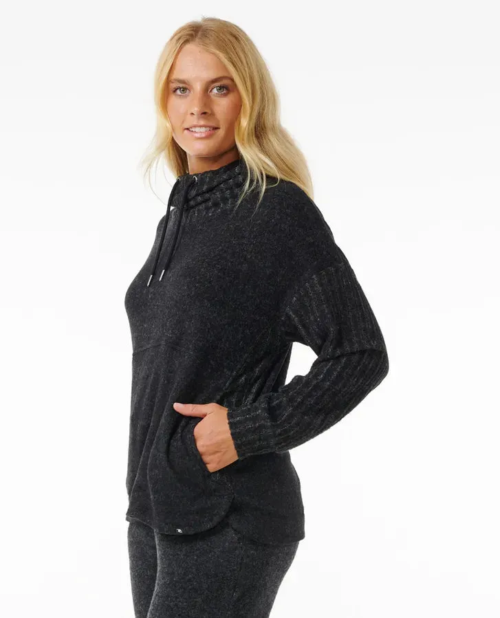 Rip Curl Cosy hood-Black Marle