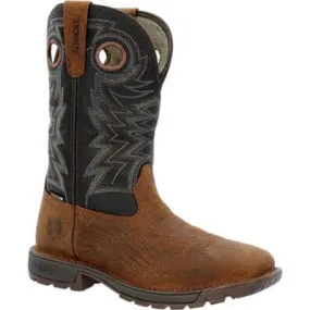 Rocky Men's Waterproof Steel Toe Western Boot