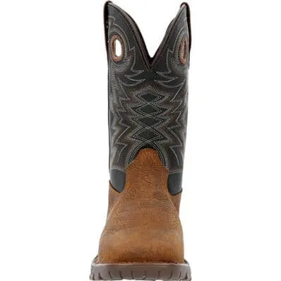 Rocky Men's Waterproof Steel Toe Western Boot