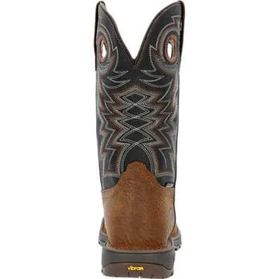 Rocky Men's Waterproof Steel Toe Western Boot