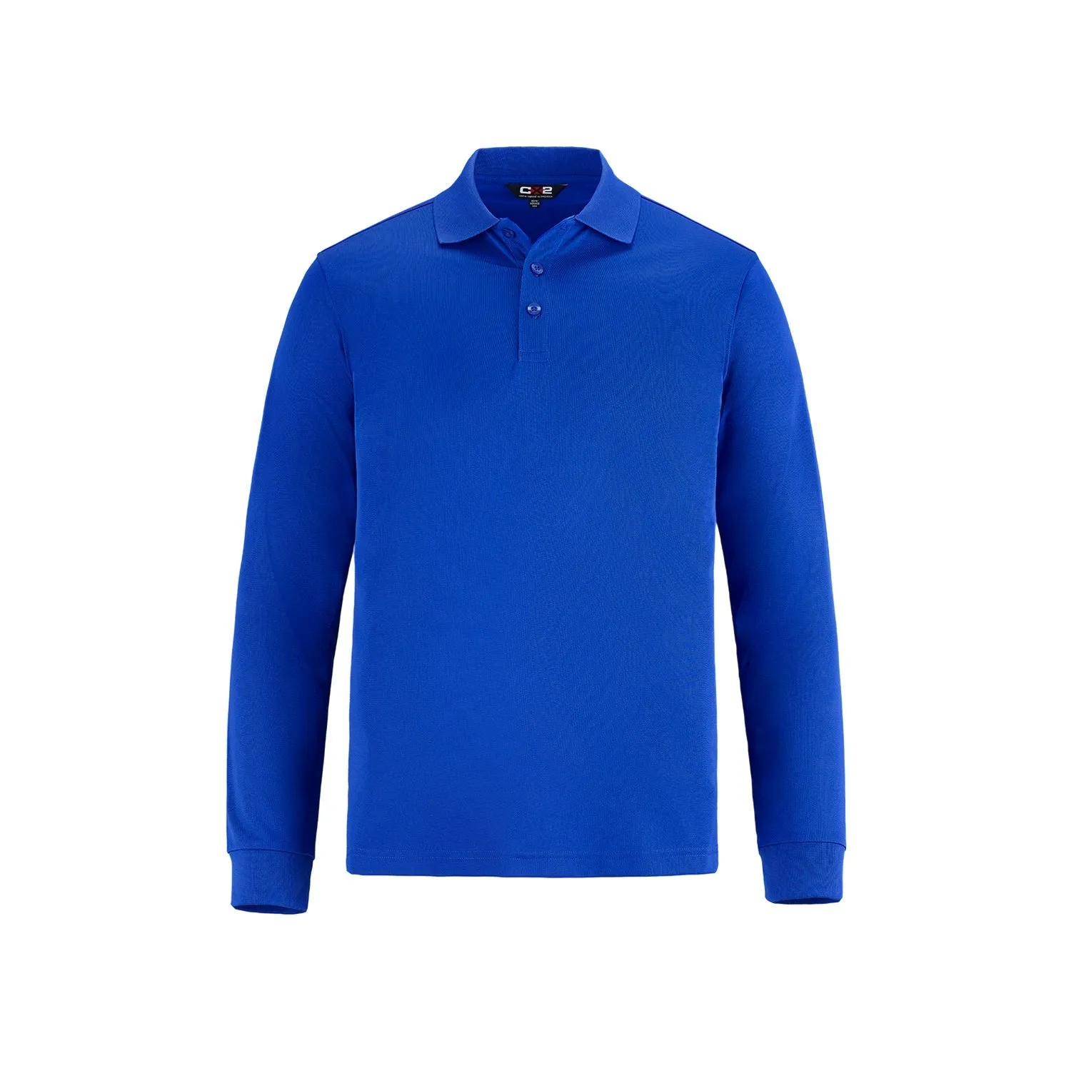 S05737 - Birdie - Men's Long Sleeve Pique Mesh Polo