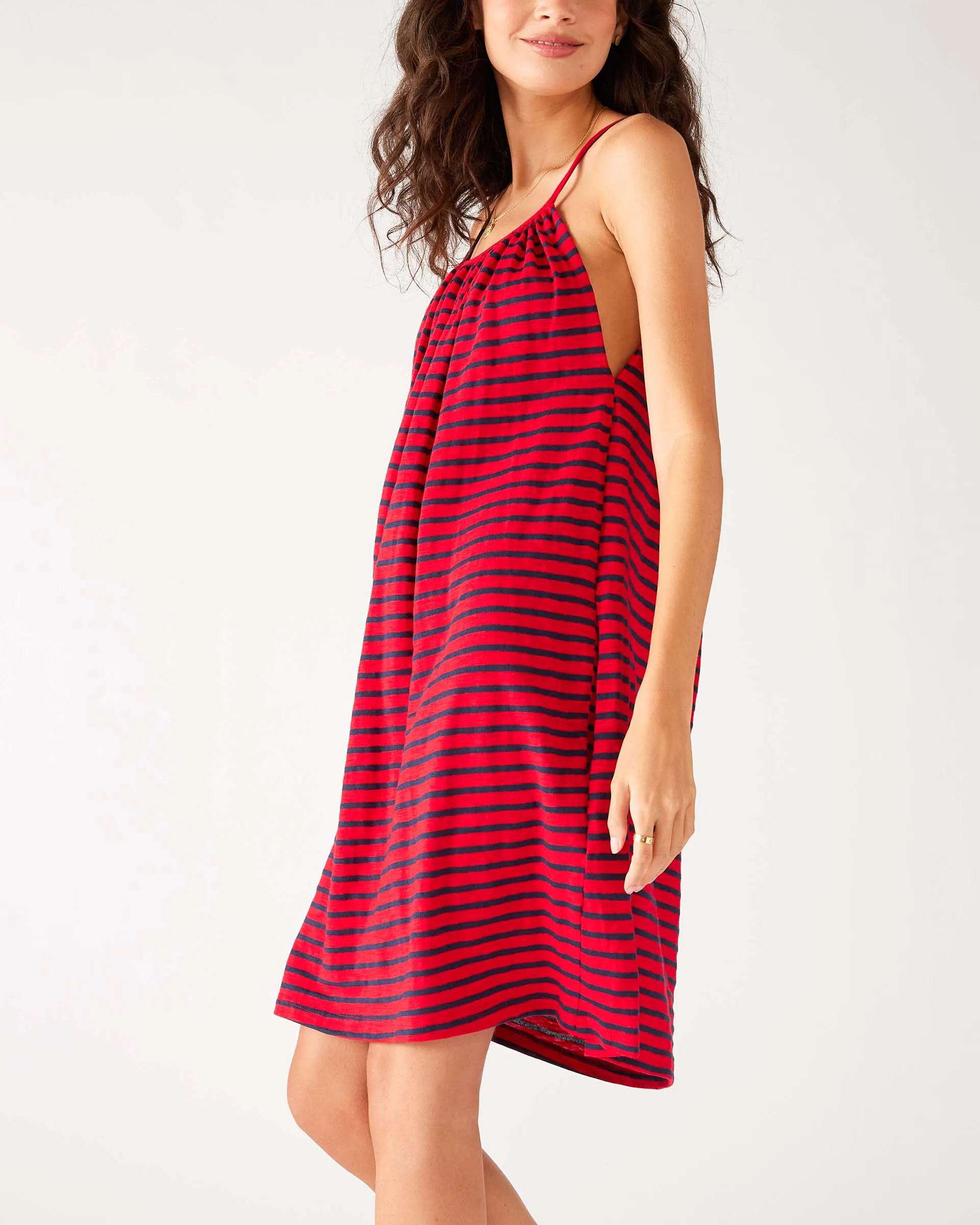 Nautical Striped T-shirt Dress