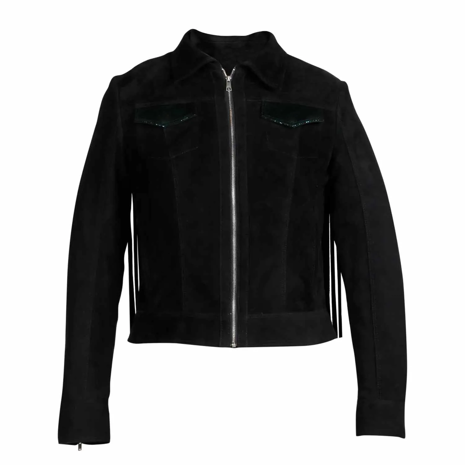 Saint Lyra Women Black Leather Jacket