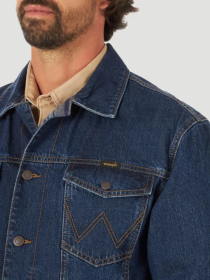 Wrangler Denim Jacket with Blanket Lining - On Sale