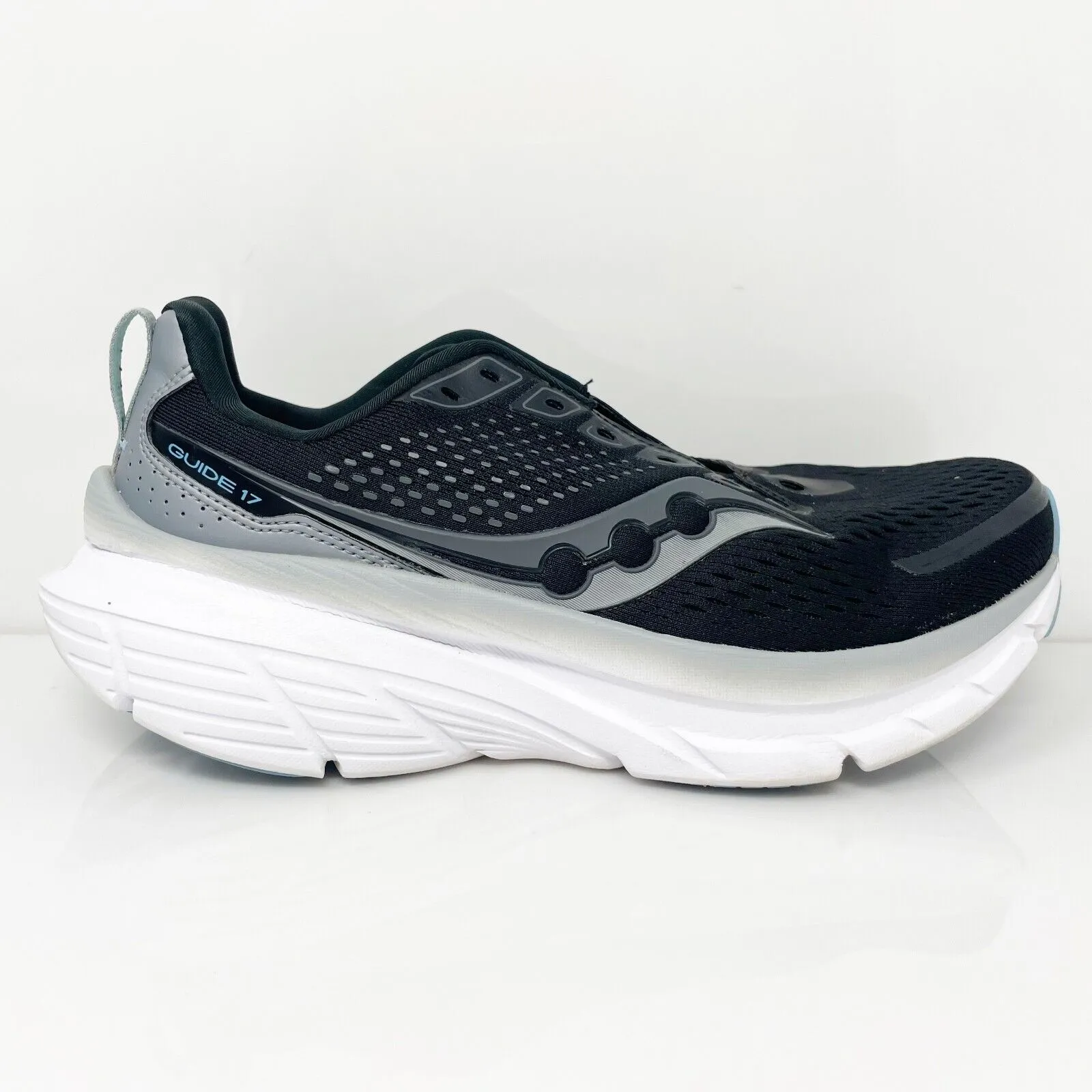 Saucony Womens Guide 17 S10936-100 Black Running Shoes Sneakers Size 9